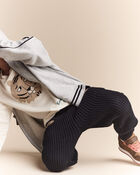 Toddler Sweater Jogger Pant - Black, image 6 of 7 slides