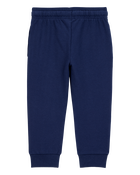 Baby 2-Pack Pull-On Drawstring Joggers - Grey/Navy, image 6 of 11 slides