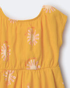 Toddler Girl Avenue Twirl&trade; Dress in Sunny Life Print - Golden Yellow, image 6 of 6 slides