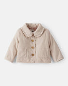 Baby Girl Corduroy Fashion Jacket - Brown, image 1 of 4 slides