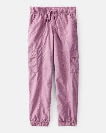 Girls Woven Jogger - Purple, 