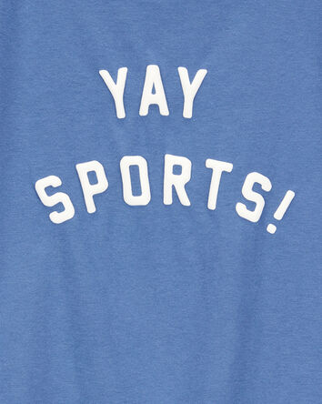 Girls Yay Sports Short-Sleeve Graphic Tee - Blue, 