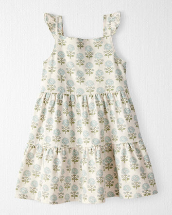 Toddler Organic Cotton Floral-Print Dress, 