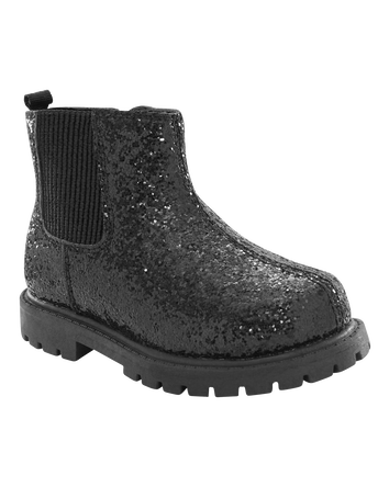 Kid Glitter Chelsea Boots, 