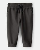 Baby Boy Fleece Joggers - Black, image 1 of 4 slides