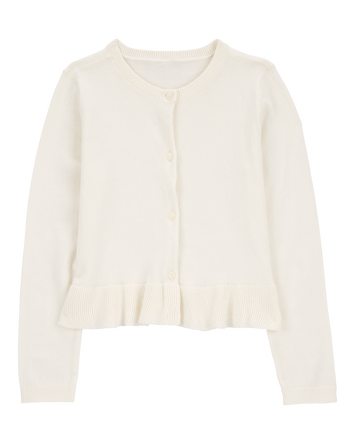 Kid Button-Up Cardigan, 