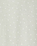 Baby Girl 2-Pack 2-Way Zip Cotton Sleep & Play Pajamas - Pink/Green, image 2 of 4 slides