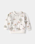 Baby Disney&copy; Winnie the Pooh French Terry Pullover Sweatshirt - White, image 3 of 4 slides