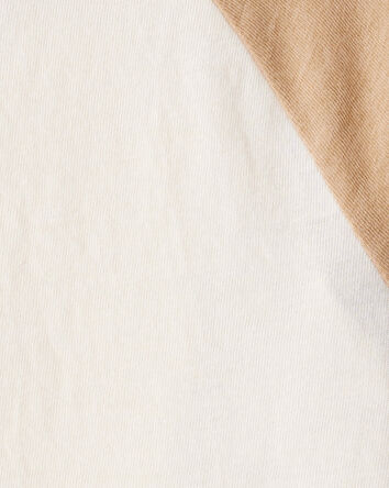 Toddler Boy Long-Sleeve Raglan Tee - Tan, 