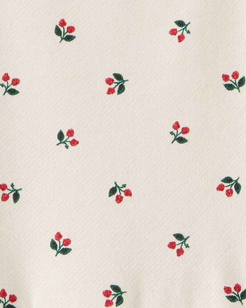 Toddler Girl DayDream Fleece Holly Knit Dress - Cream, image 3 of 4 slides