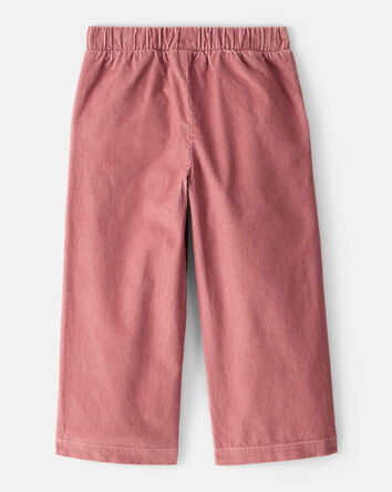 Toddler Girl Corduroy Wide-Leg Pants - Pink, 