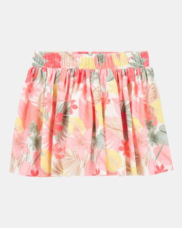 Kid Floral Stretch Skort, 