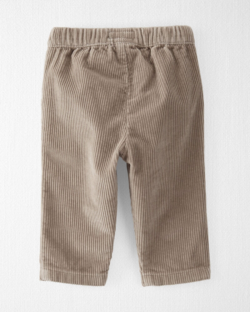 Baby Organic Cotton Corduroy Drawstring Pants, image 2 of 5 slides
