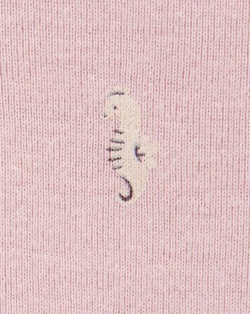 Baby 5-Pack Seahorse Short-Sleeve Bodysuits, 