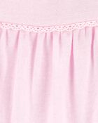 Baby 2-Piece Pointelle Bodysuit & Embroidered Hem Pants Set, image 3 of 7 slides