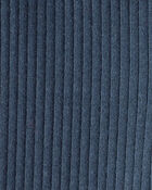 Baby Girl Cotton Pull-On Pants - Navy Blue, image 3 of 4 slides