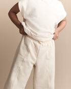 Toddler Girl Dolman-Sleeve Miriam Tee - Cream, image 3 of 7 slides