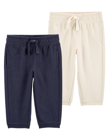 Baby 2-Pack French Terry Joggers, 