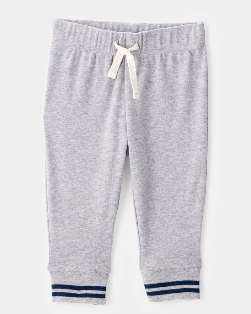 Baby Boy 2-Piece Game Day Long-Sleeve Bodysuit Pant Set - Grey, image 2 of 4 slides