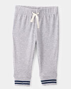 Baby Boy 2-Piece Game Day Long-Sleeve Bodysuit Pant Set - Grey, image 2 of 4 slides