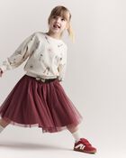 Toddler Dolman-Sleeve Sweatshirt in Park Day Print - Cream, image 4 of 7 slides