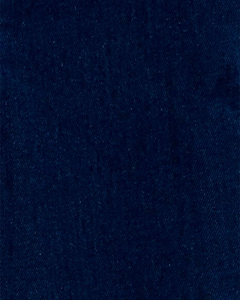 Toddler Dark Wash Elastic-Waist Jeggings, image 3 of 4 slides