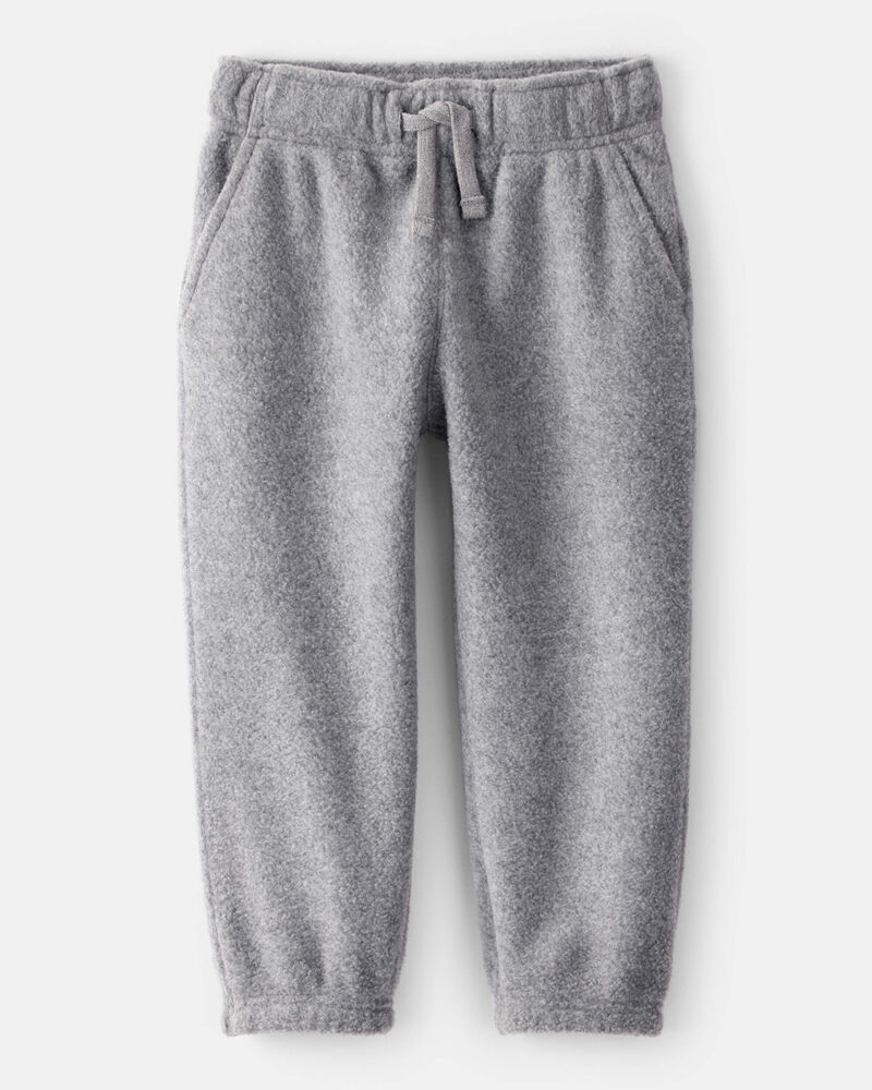 Toddler Boy Fleece Joggers - Grey, image 1 of 6 slides