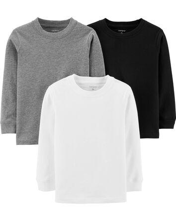 3-Pack Long-Sleeve Tees, 