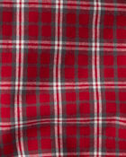 Baby Boy 3-Piece Plaid Print Long-Sleeve Shirt & Suspender Pant Set - Red/Denim, image 5 of 6 slides