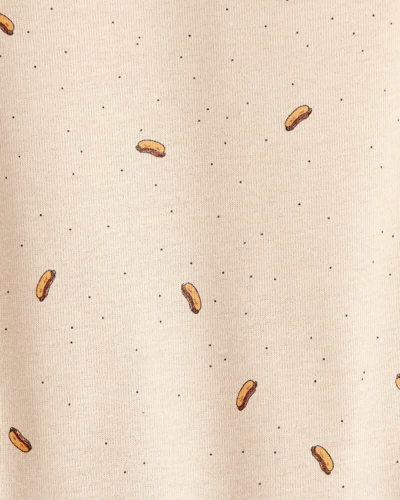 Baby Boy 5-Pack Print Cotton Multipack Bodysuits - Blue/Brown/Green/White, image 6 of 8 slides