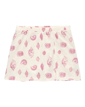 Girls Seashell Golf Skort - Ivory, 