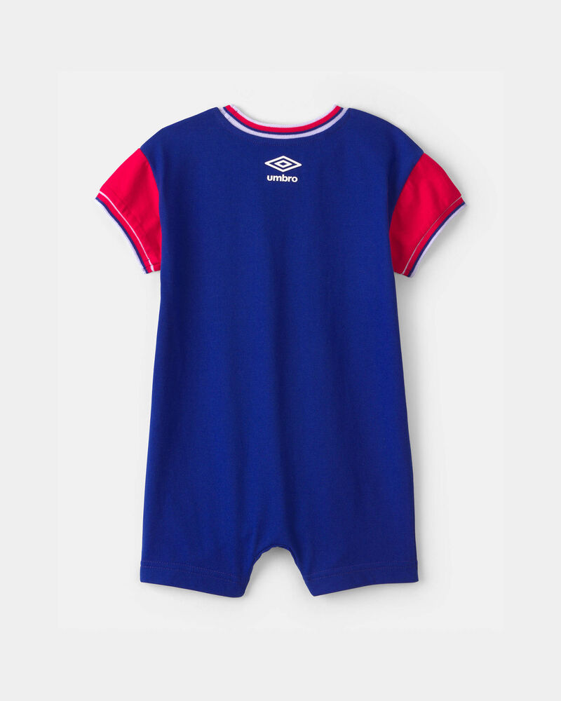 Baby Umbro England Soccer Romper - Blue/Red, image 2 of 3 slides