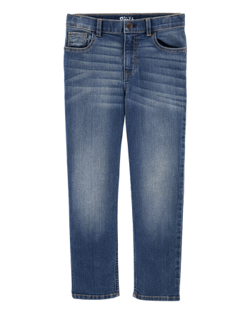 Kid Dark Wash Straight-Leg Jeans, 