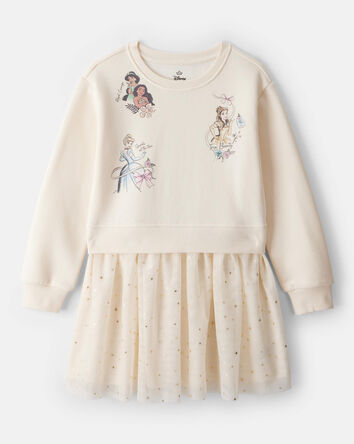 Girls Disney&copy; Princess Long-Sleeve Tulle Set - Cream, 