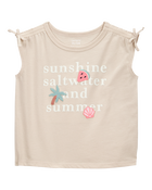 Toddler Sunshine, Saltwater and Summer Graphic Tee, image 1 of 4 slides