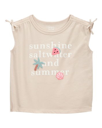 Toddler Sunshine, Saltwater and Summer Graphic Tee, 