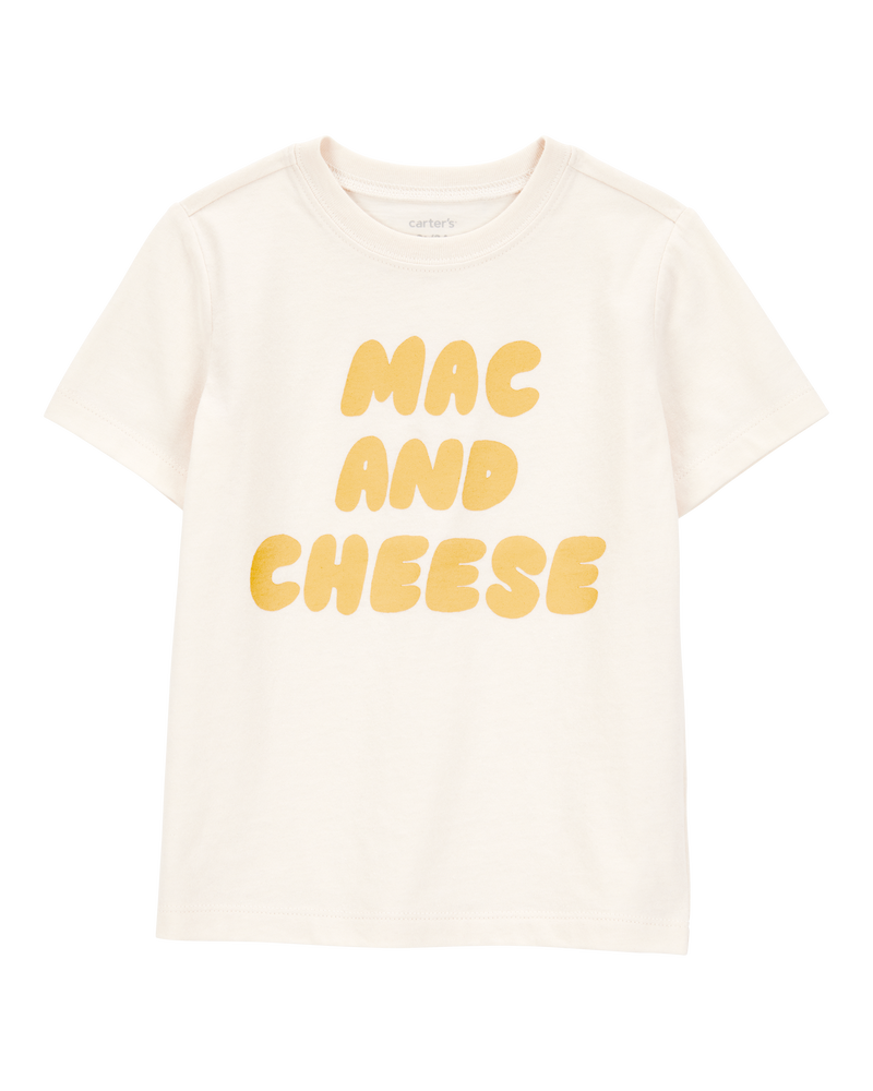 Toddler Boy Mac & Cheese Short-Sleeve Graphic Tee - Ivory, image 1 of 3 slides