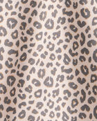 Baby Girl 2-Piece Leopard Print Top & Cotton Stretch Leggings Set - Brown, image 3 of 6 slides