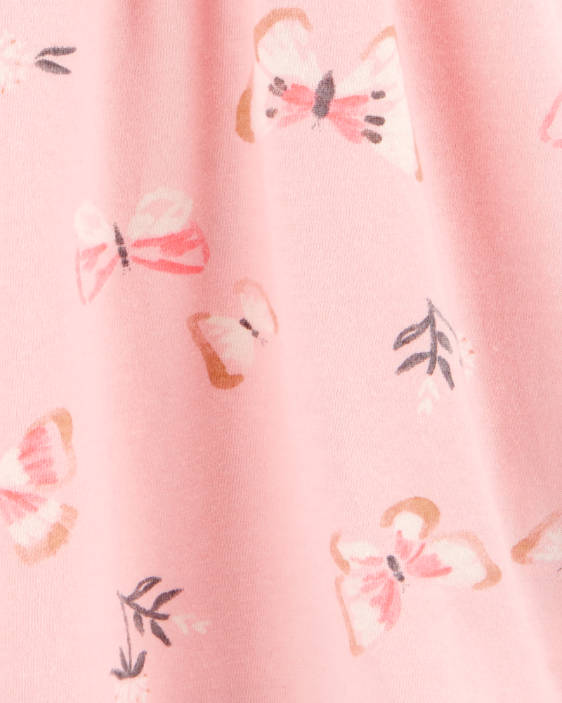 Baby Butterfly Tank Dress - Pink, image 4 of 5 slides