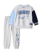 Toddler Boy 2-Piece Bluey French Terry Sweatshirt & Joggers Set -  Grey
, image 1 of 9 slides