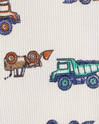 Baby Car 2-Way Zip Waffle Knit Sleep & Play Pajamas, image 2 of 4 slides