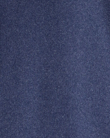 Boys Long-Sleeve Quarter-Zip Pullover Sweatshirt - Navy, 