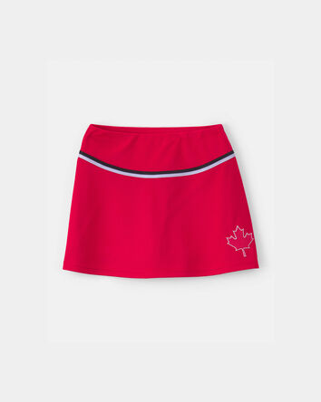 Girls Umbro Canada Active Skort - Red, 