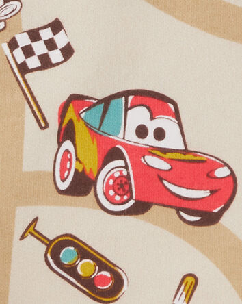 Baby 2-Piece Cars French Terry Outfit Set - Brown, 