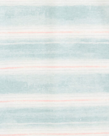 Kid Striped Ribbed Tank Top - Green, 