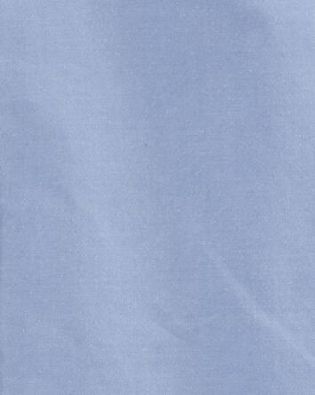 Boys Long Sleeve Button-Front Uniform Shirt - Blue, 