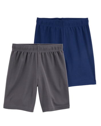 Kid 2-Pack Active Mesh Shorts, 