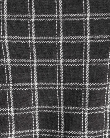 Toddler Girl Plaid Skirt - Grey, 