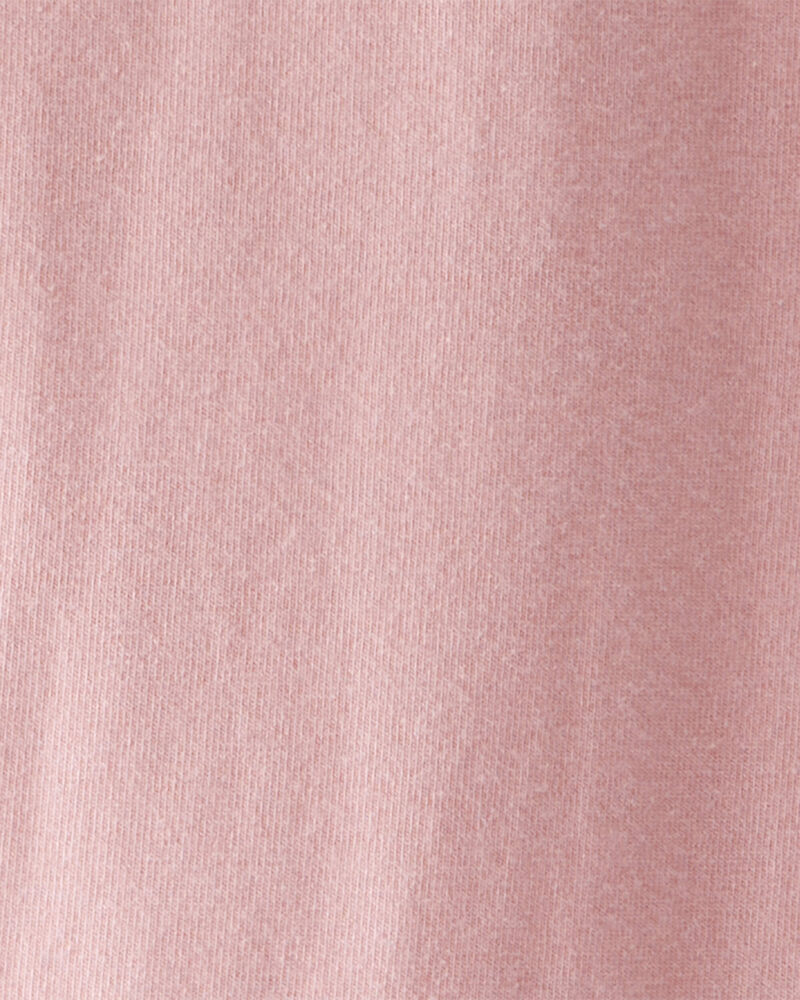Girls Cotton Pull-On Stretch Leggings - Pink, image 3 of 4 slides