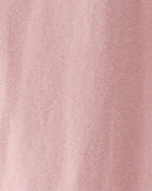 Girls Cotton Pull-On Stretch Leggings - Pink, image 3 of 4 slides